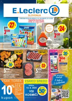 E.leclerc katalog - pregled letaka veljavnega od 13.08.2025