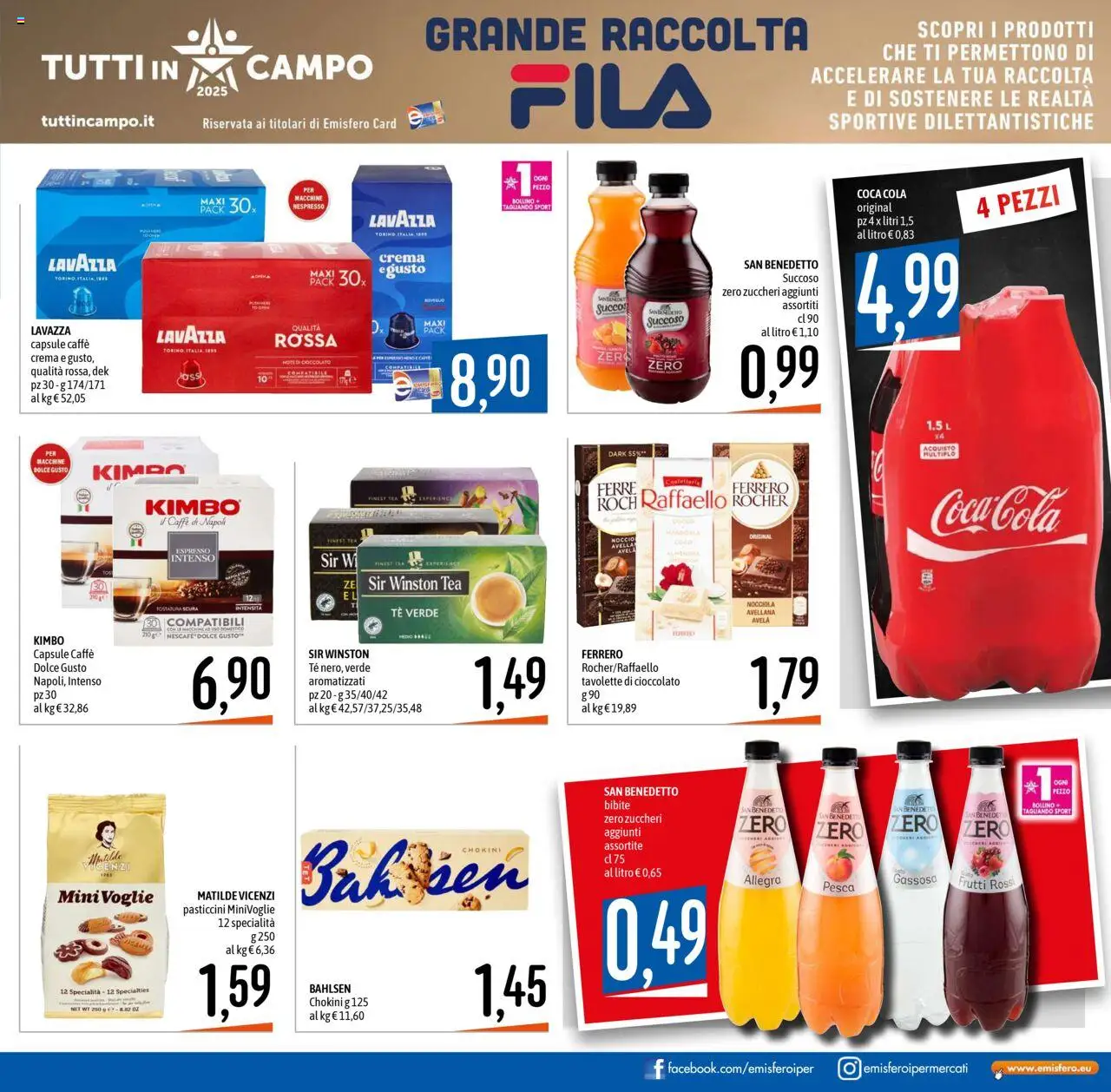 Volantino Emisfero del 09.10.2025 | Pagina: 21 | Prodotti: Cioccolato, Succo, Tè, Pesca