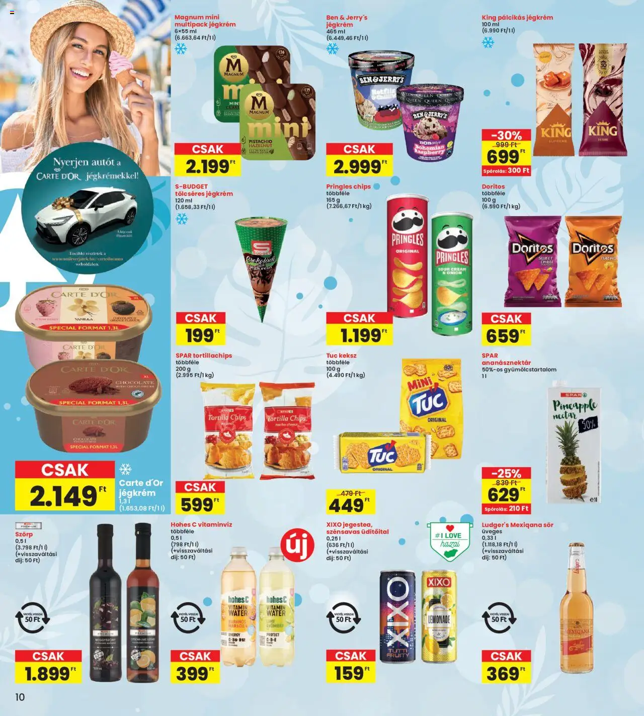 Interspar akciós ujság - amely érvényes a következő dátumtól: 05.06.2025 | Oldal: 10 | Termékek: Lime, Chips, Tortilla, Tortillachips