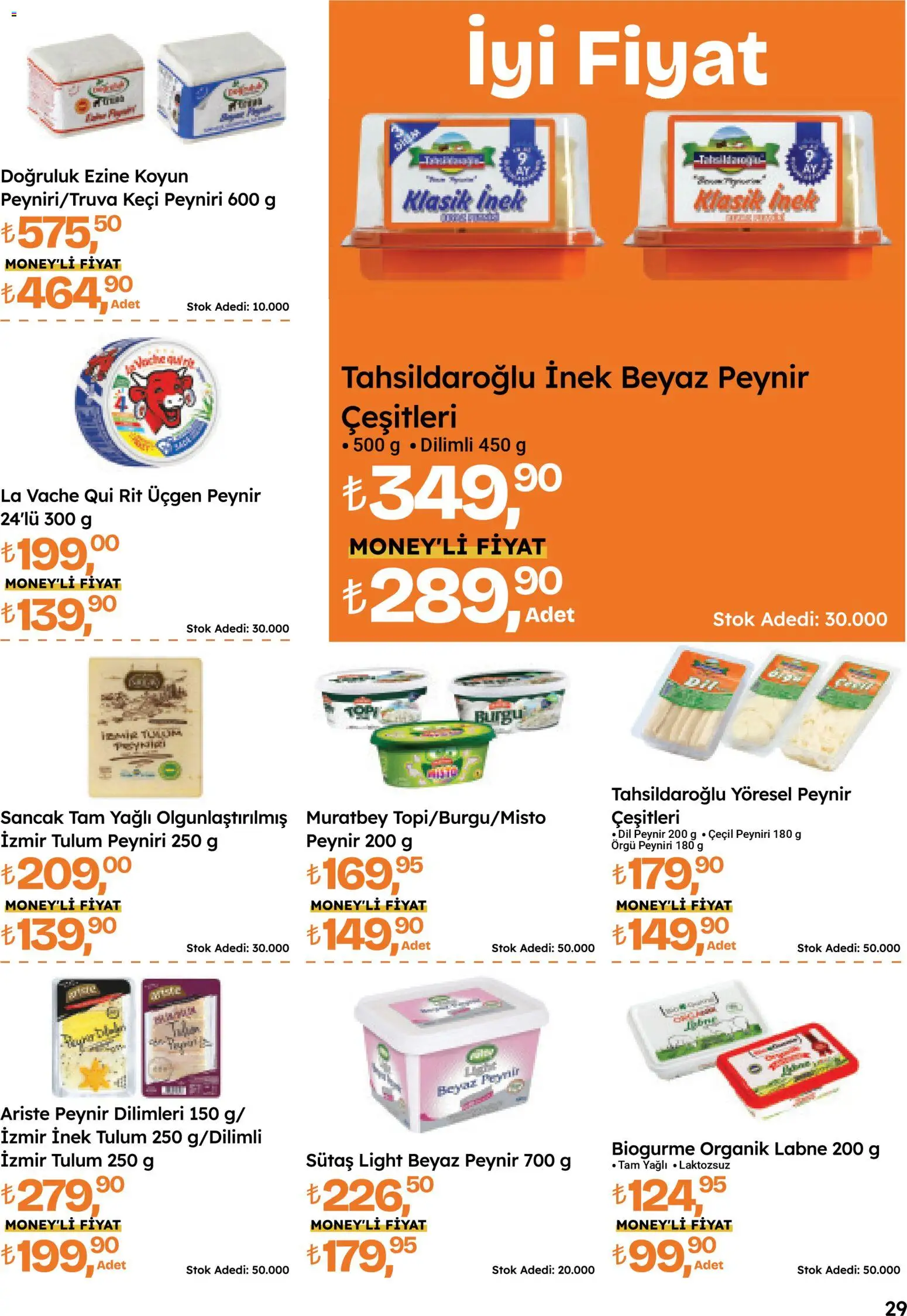 Migros Katalog - Migroskop - 16.04.2026 tarihinden itibaren geçerlidir | Sayfa: 29 | Ürünler: Peynir, Tulum