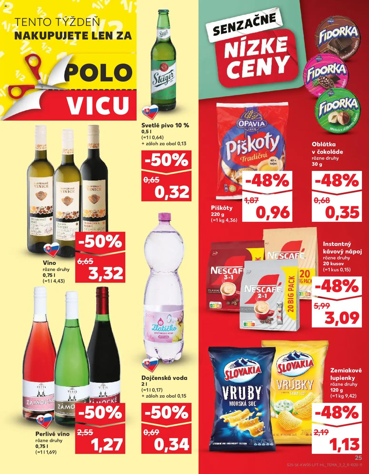 Kaufland SK akciós ujság - amely érvényes a következő dátumtól: 29.01.2026 | Oldal: 25 | Termékek: Nescafé