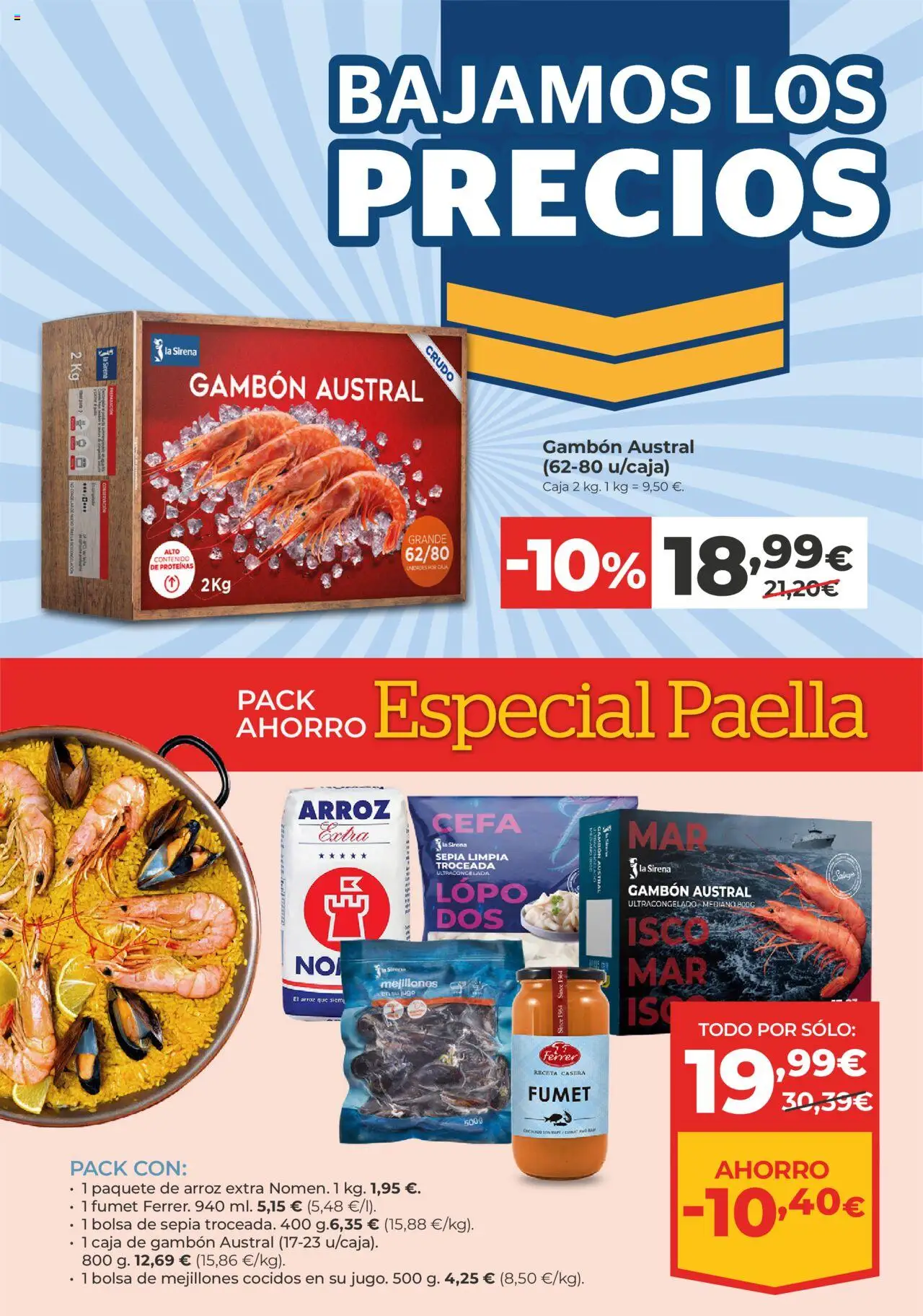 La Sirena - Ibiza │ válido desde el 14.08.2025 | Página: 2 | Productos: Jugo, Arroz, Bolsa, Caja