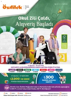 12.09.2025 tarihinden itibaren geçerli olan Özdilek kataloğu önizlemesi