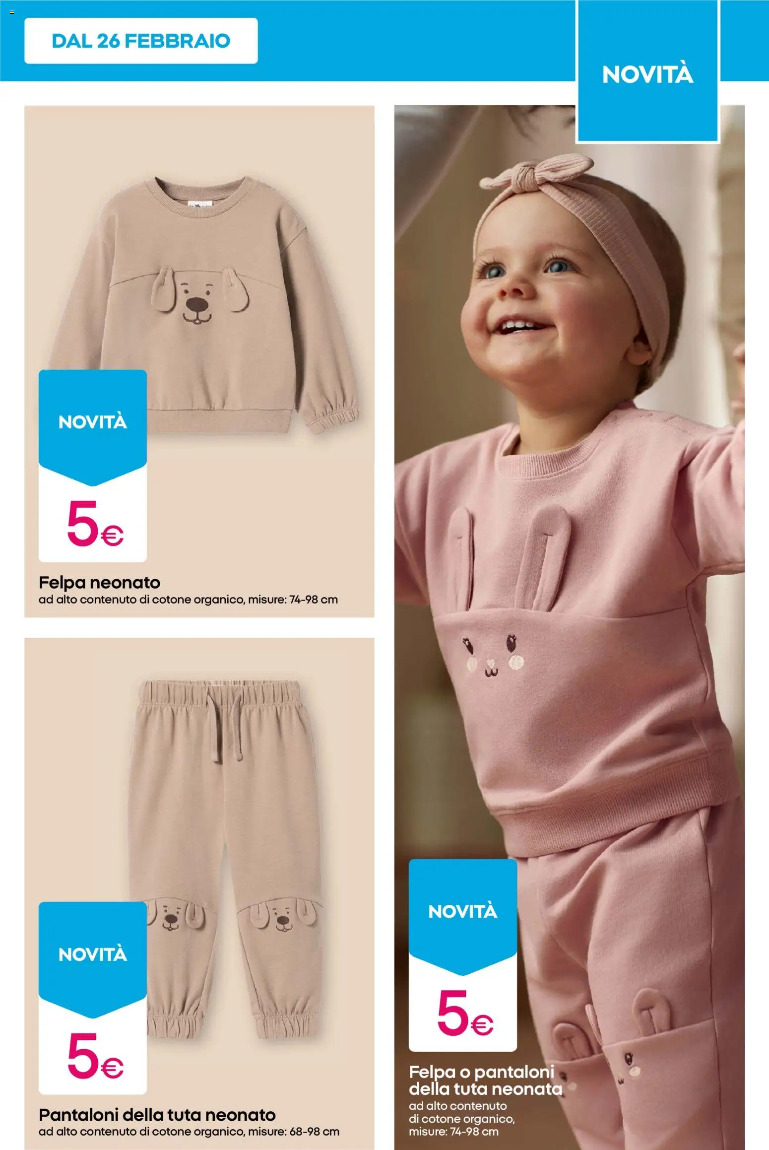 Volantino Pepco del 26.02.2026 | Pagina: 9 | Prodotti: Felpa, Pantaloni