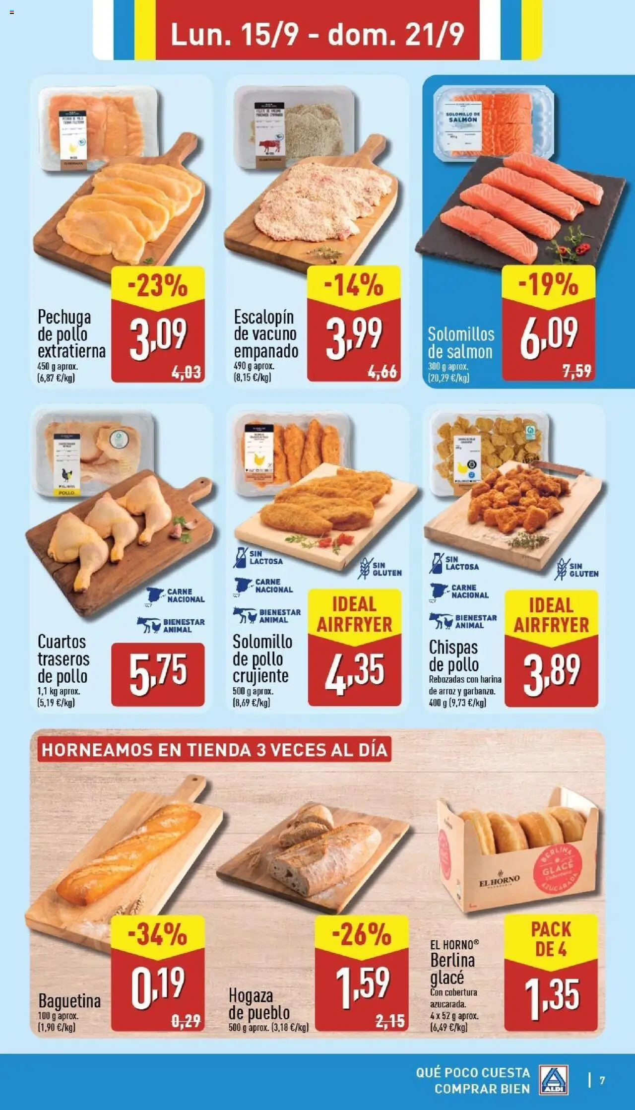 Aldi folleto Canarias │ válido desde el 15.09.2025 | Página: 7 | Productos: El horno, Arroz, Horno, Nuggets