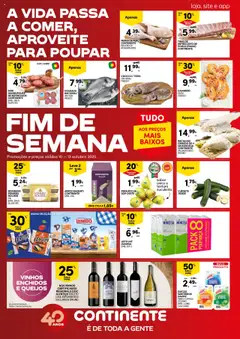 Pré-visualização Continente - Fim de Semana válido de 10.10.2025