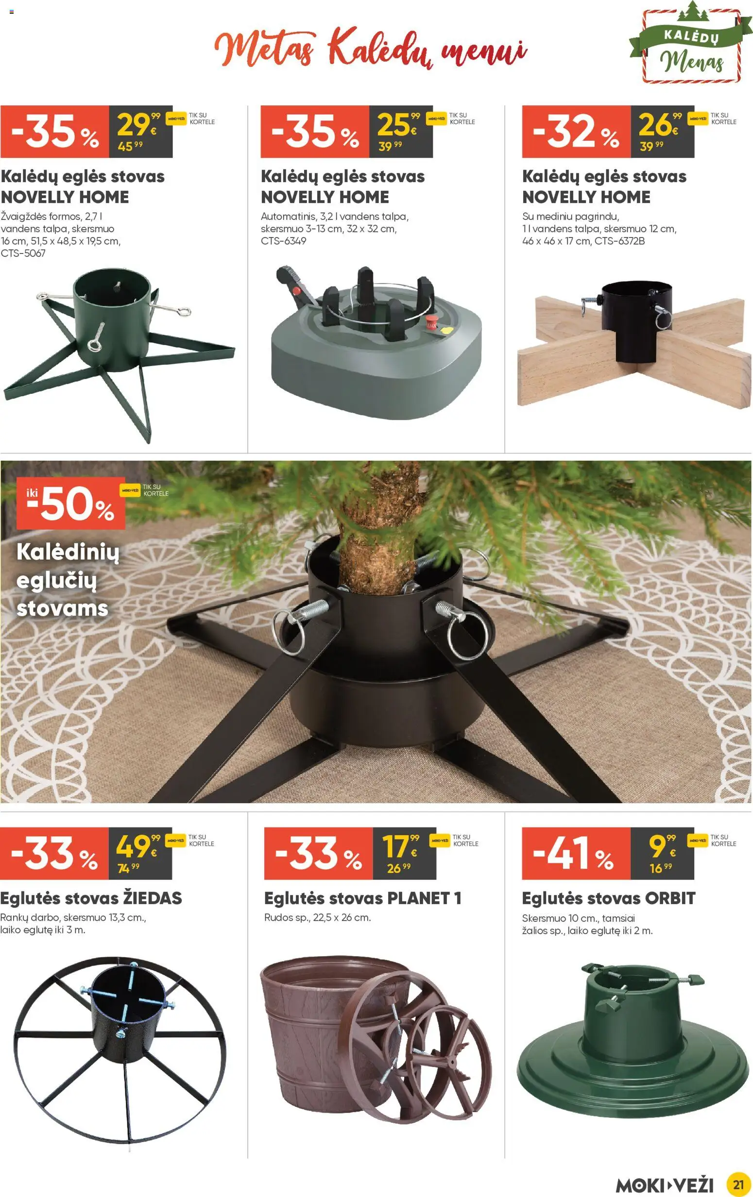 MOKI VEŽI akcijos nuo 13.11.2025 | Puslapis: 21 | Prekių: Stovas