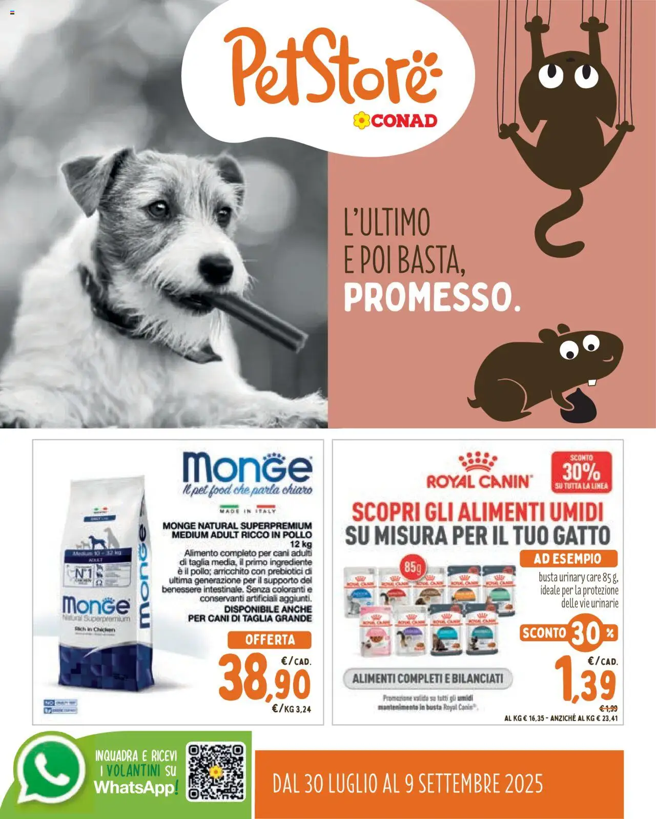 Volantino Conad del 30.07.2025 | Pagina: 1 | Prodotti: Pollo