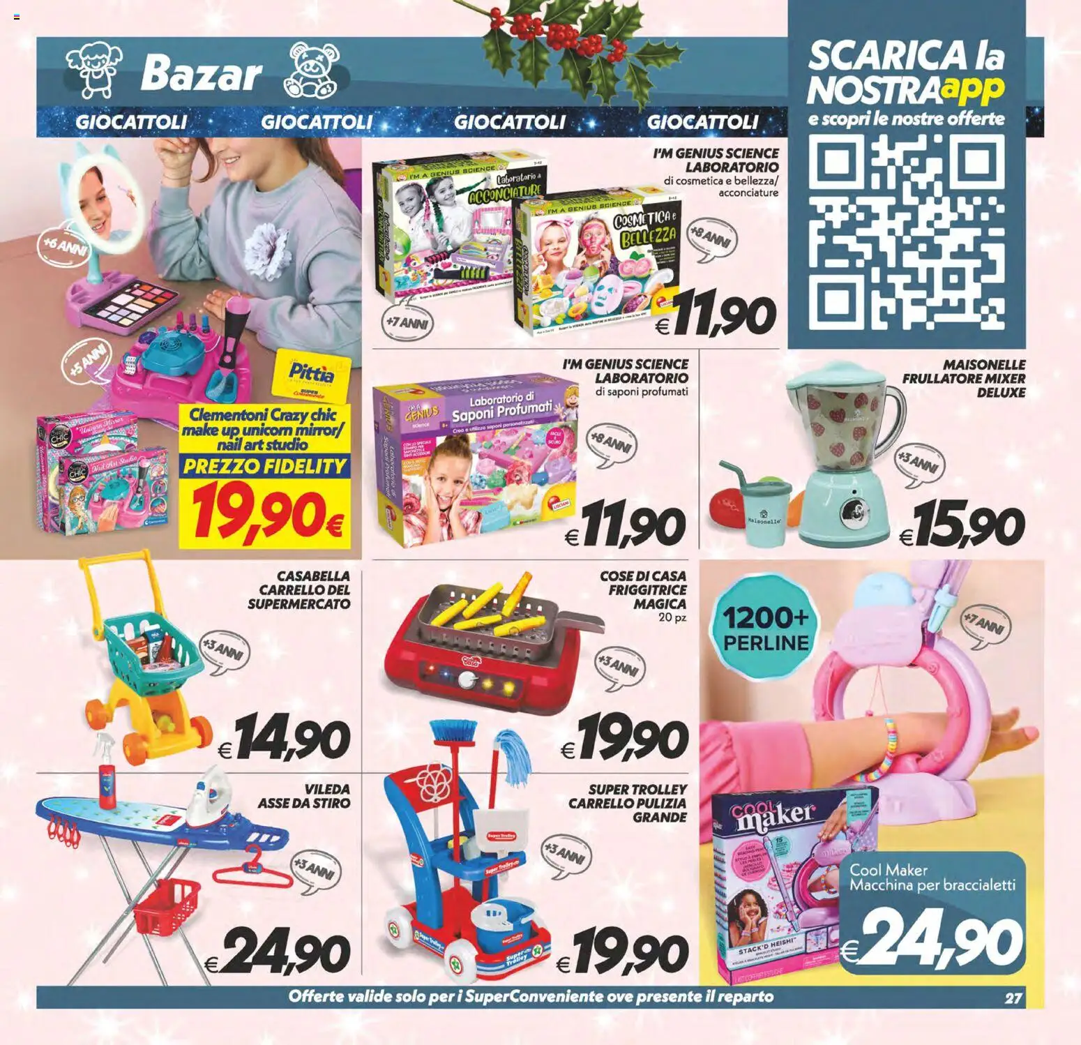 Volantino SuperConveniente del 05.12.2025 | Pagina: 27 | Prodotti: Carrello, Mixer, Friggitrice, Trolley
