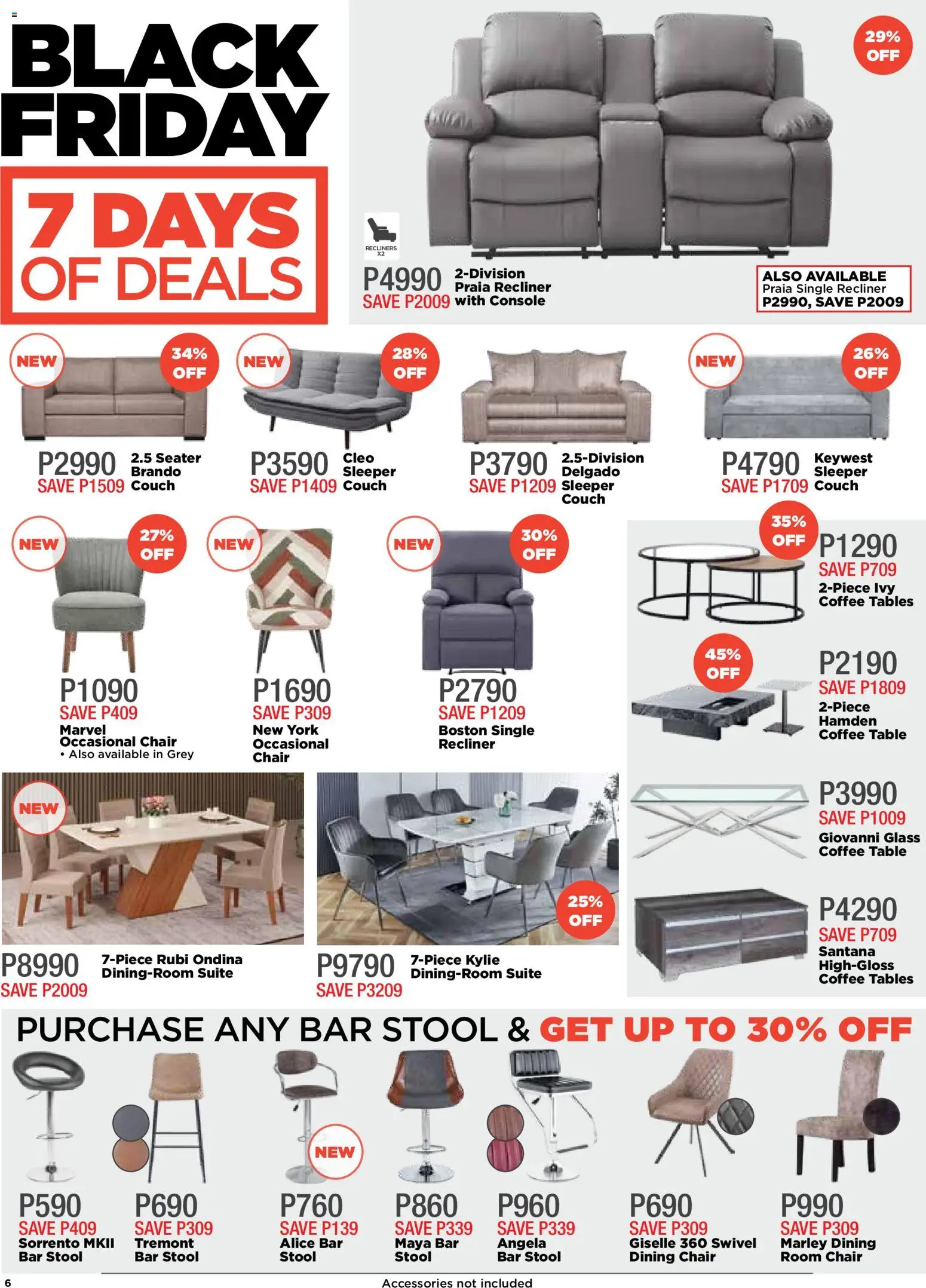 New House and Home catalogue – valid from 24.11.2025 | Page: 14 | Products: Stool, Seater, Table, Chair