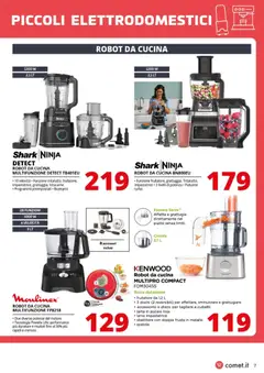 Anteprima del volantino Comet volantino Piccoli Elettrodomestici valido a partire dal 20.03.2026 | Pagina: 7 | Prodotti: Impastatrice, Robot, Tritacarne, Ciotola