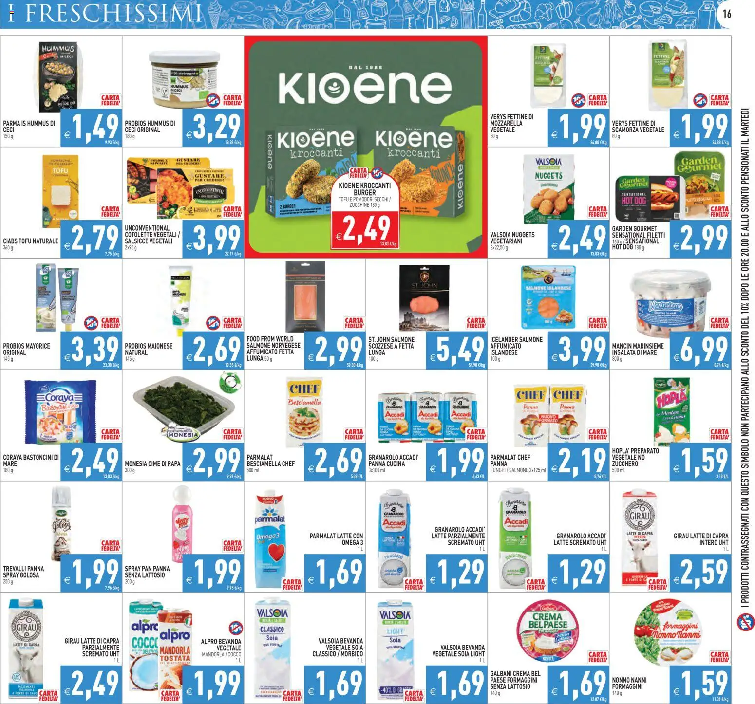 Volantino PIM Supermercati del 07.04.2026 | Pagina: 16 | Prodotti: Nuggets, Maionese, Zucchine, Pomodori secchi