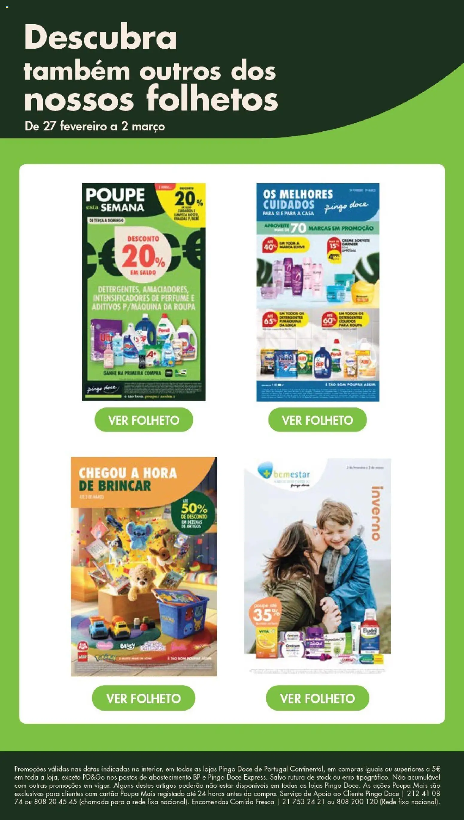 Pingo Doce Poupe este Fim de Semana │ válido de 27.02.2026 | Página: 18 | Produtos: Fraldas, Perfume