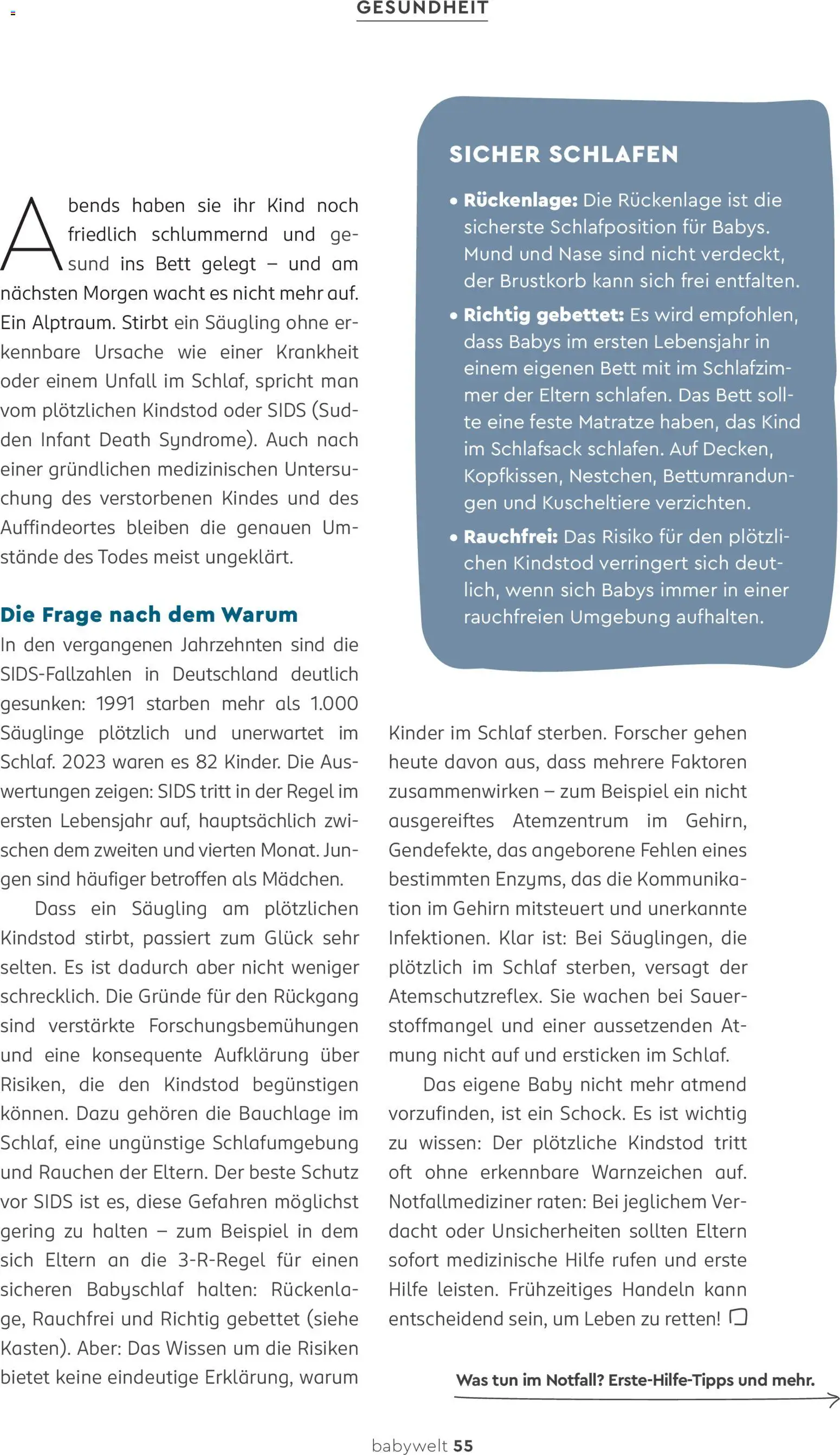 Rossmann babywelt Elternmagazin – gültig ab 11.12.2025 | Seite: 55 | Produkte: Bett, Matratze, Schlafsack