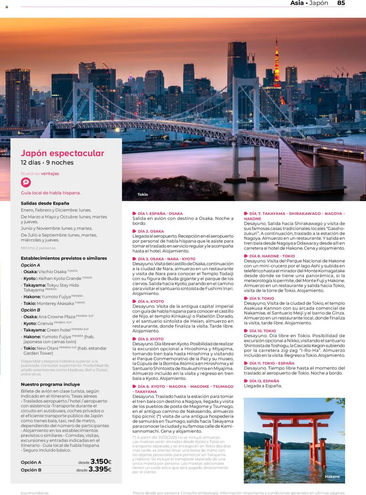 Viajes El Corte Inglés Asia y Oceanía │ válido desde el 01.01.2025 | Página: 85 | Productos: Maleta, Bolsa