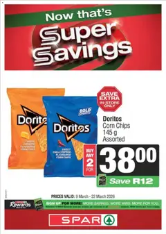 Spar specials catalogue – valid from 09.03.2026 | Page: 8 | Products: Corn, Chips, Pepper, Chilli