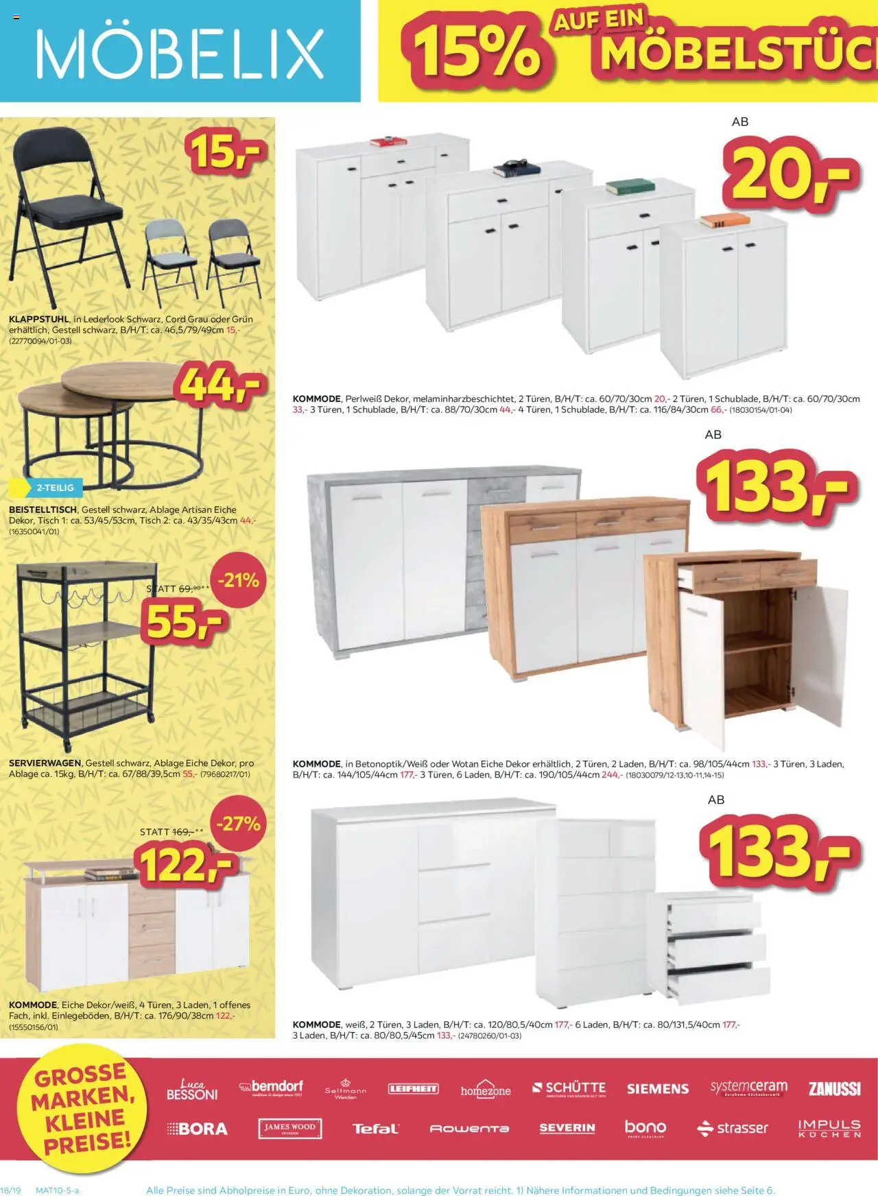 Möbelix Angebote gültig ab 30.09.2025 | Seite: 18 | Produkte: Tisch