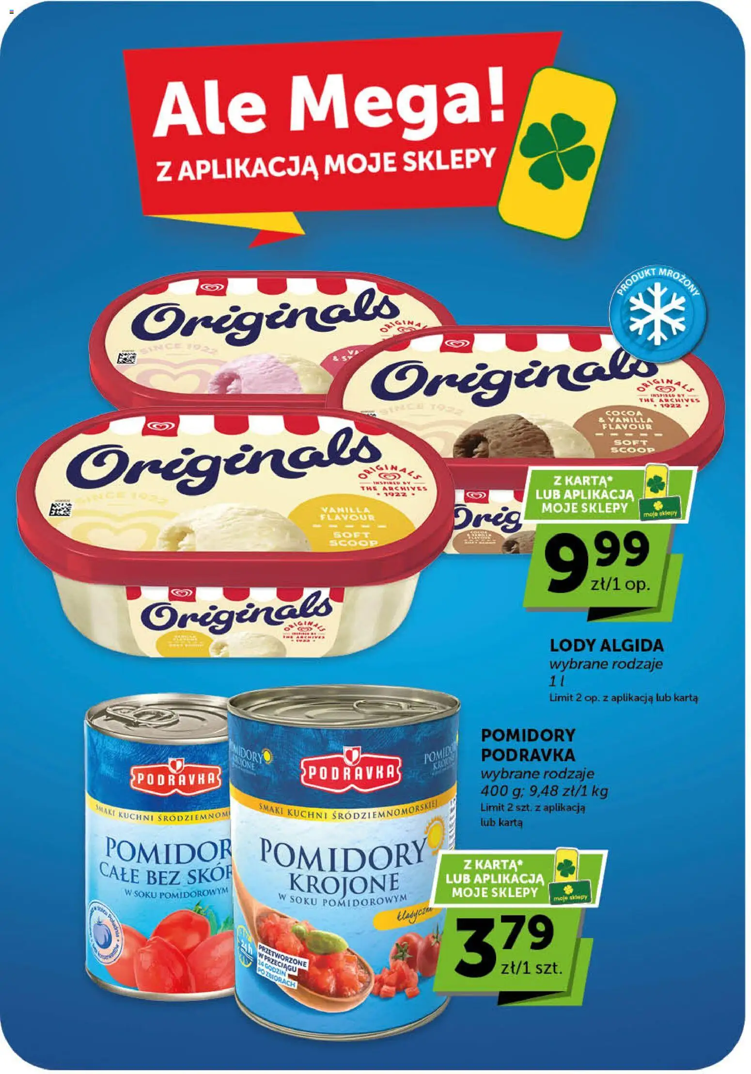 ABC gazetka - Market od 16.04.2026 | Strona: 8 | Produkty: Karta, Pomidory, Lody