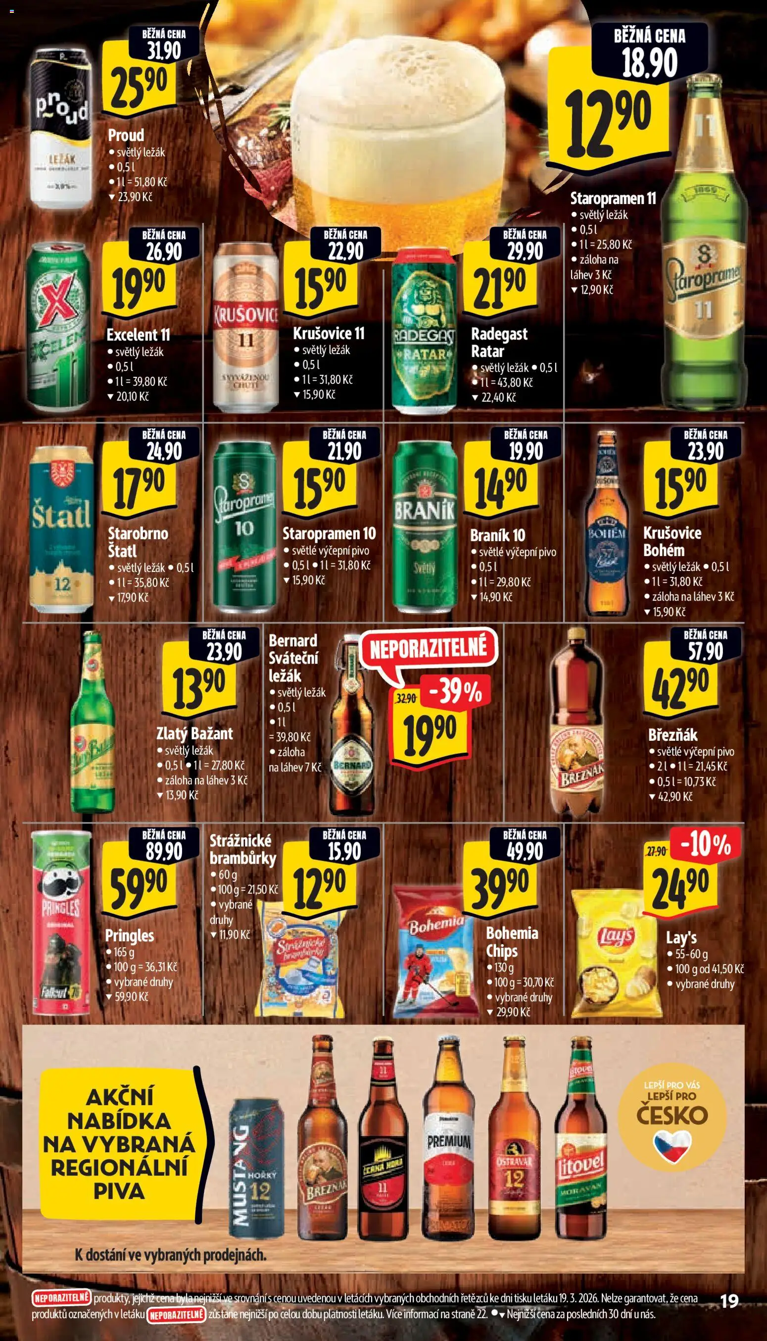 Albert leták - Supermarket od 25.03.2026 | Strana: 29 | Produkty: Staropramen, Březňák, Pringles, Staropramen 11