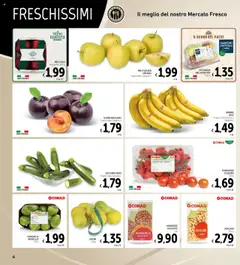Volantino Spazio Conad del 15.09.2025 | Pagina: 4 | Prodotti: Pomodoro, Mandorle, Arachidi, Zucchine