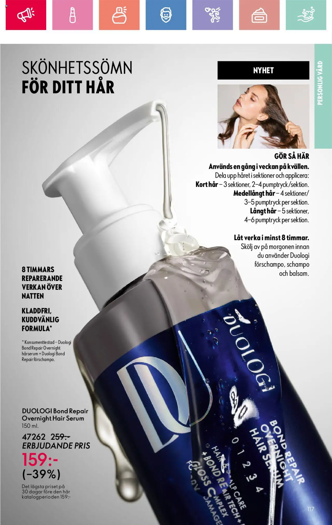 Oriflame reklamblad aktuell från 24.08.2025 | Sida: 117 | Produkter: Schampo, Serum
