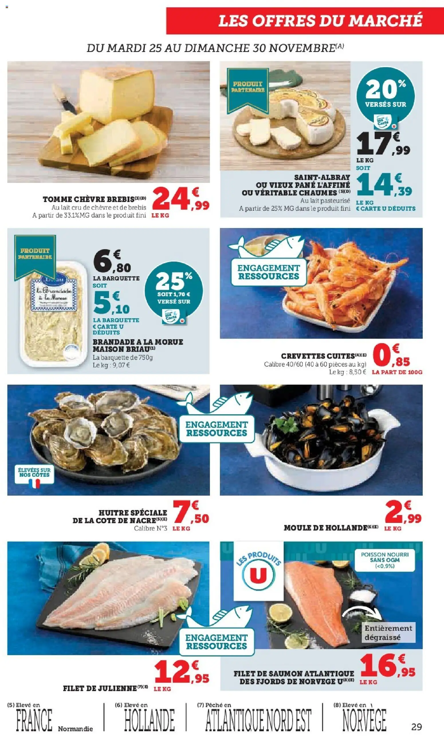 {H1} | Page: 29 | Produits: Pêche, Filet de saumon, Morue, Saumon