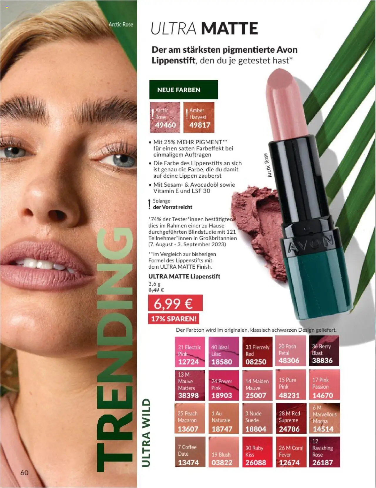 AVON Katalog August 2025 - gültig ab dem 01.08.2025 | Seite: 62 | Produkte: Coral, Lippenstift, Blush