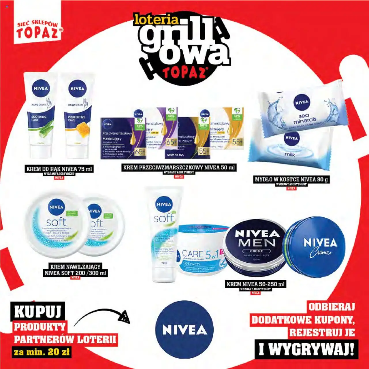 Topaz Gazetka - Katalog produktów Loteria Grillowa od 25.04.2025 | Strona: 82 | Produkty: Prysznic, Żel pod prysznic