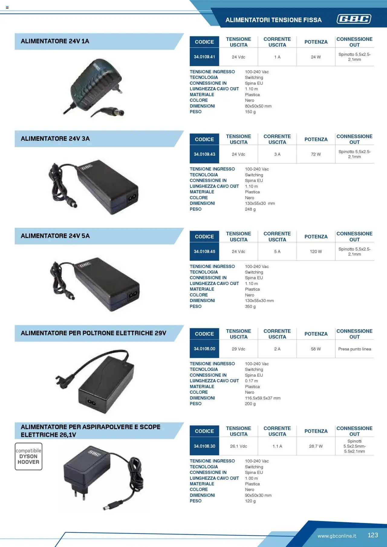 Volantino GBC del 12.04.2025 | Pagina: 123 | Prodotti: Cavo, Aspirapolvere, Dyson, Presa