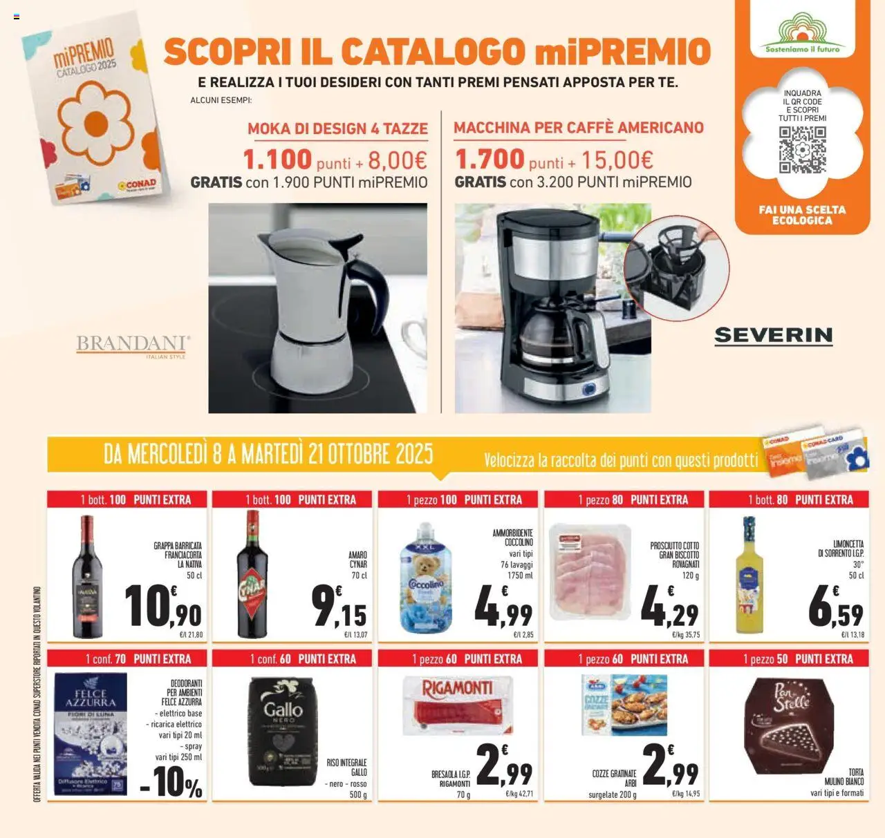 Volantino Conad del 08.10.2025 | Pagina: 46 | Prodotti: Prosciutto Cotto, Cozze, Torta, Limoncello