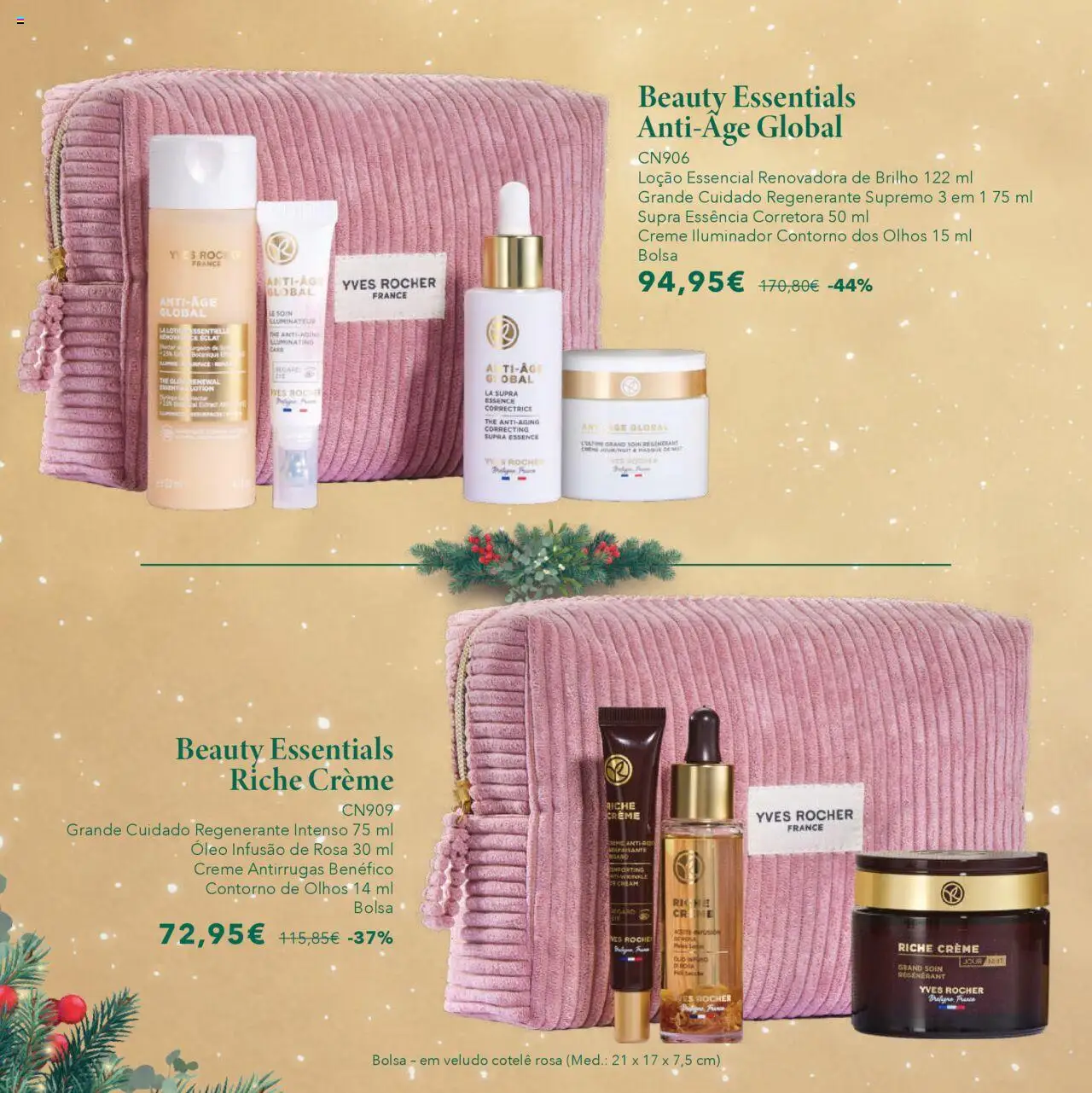 Yves Rocher Natal │ válido de 17.10.2025 | Página: 32 | Produtos: Iluminador, Bolsa, Óleo, Creme