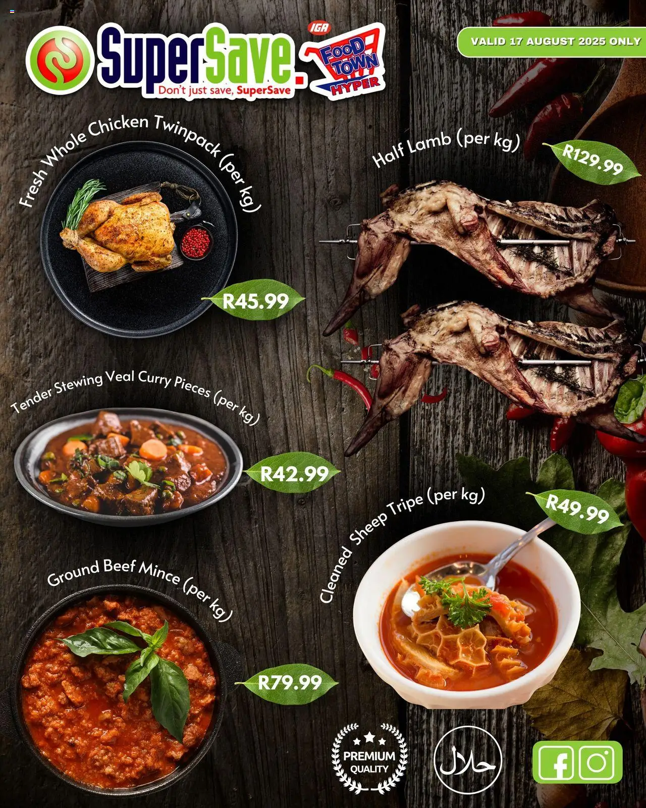 Super Save Sunday Specials │ valid from 17.08.2025 | Page: 1 | Products: Chicken, Beef