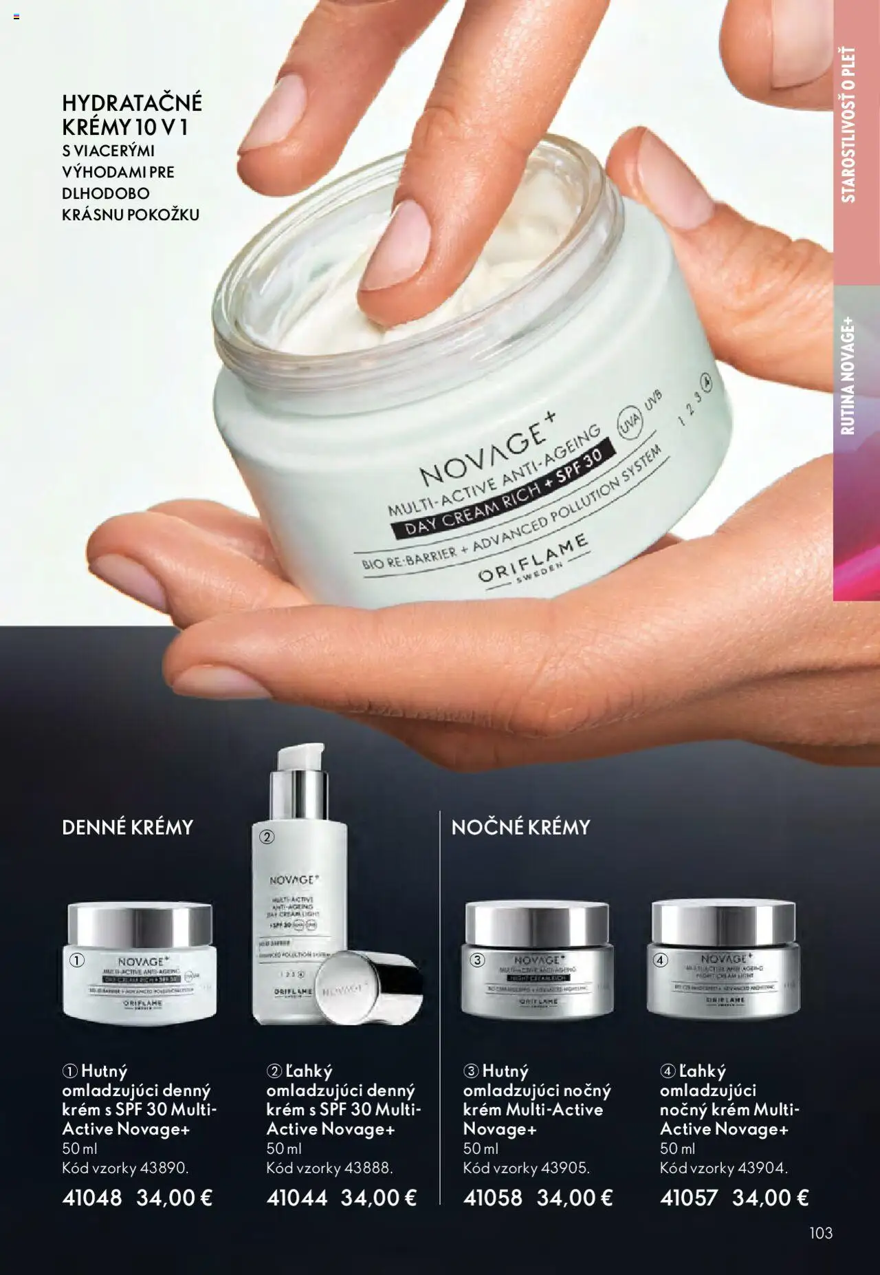 Nové Oriflame akcie – leták je platný od 12.11.2025 | Strana: 103 | Produkty: Krém
