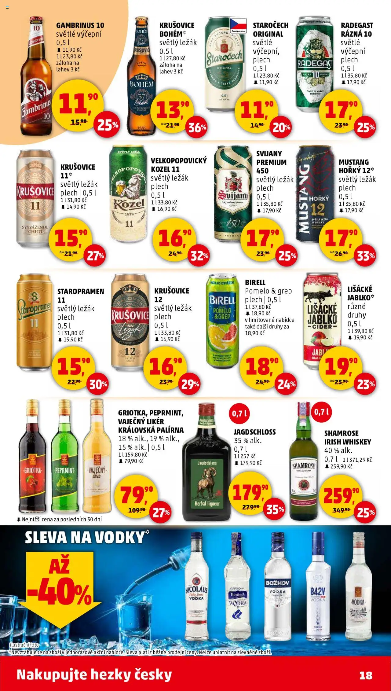Penny Market leták - Čtvrtečník od 26.06.2025 | Strana: 18 | Produkty: Pomelo, Radegast, Vaječný Likér, Gambrinus
