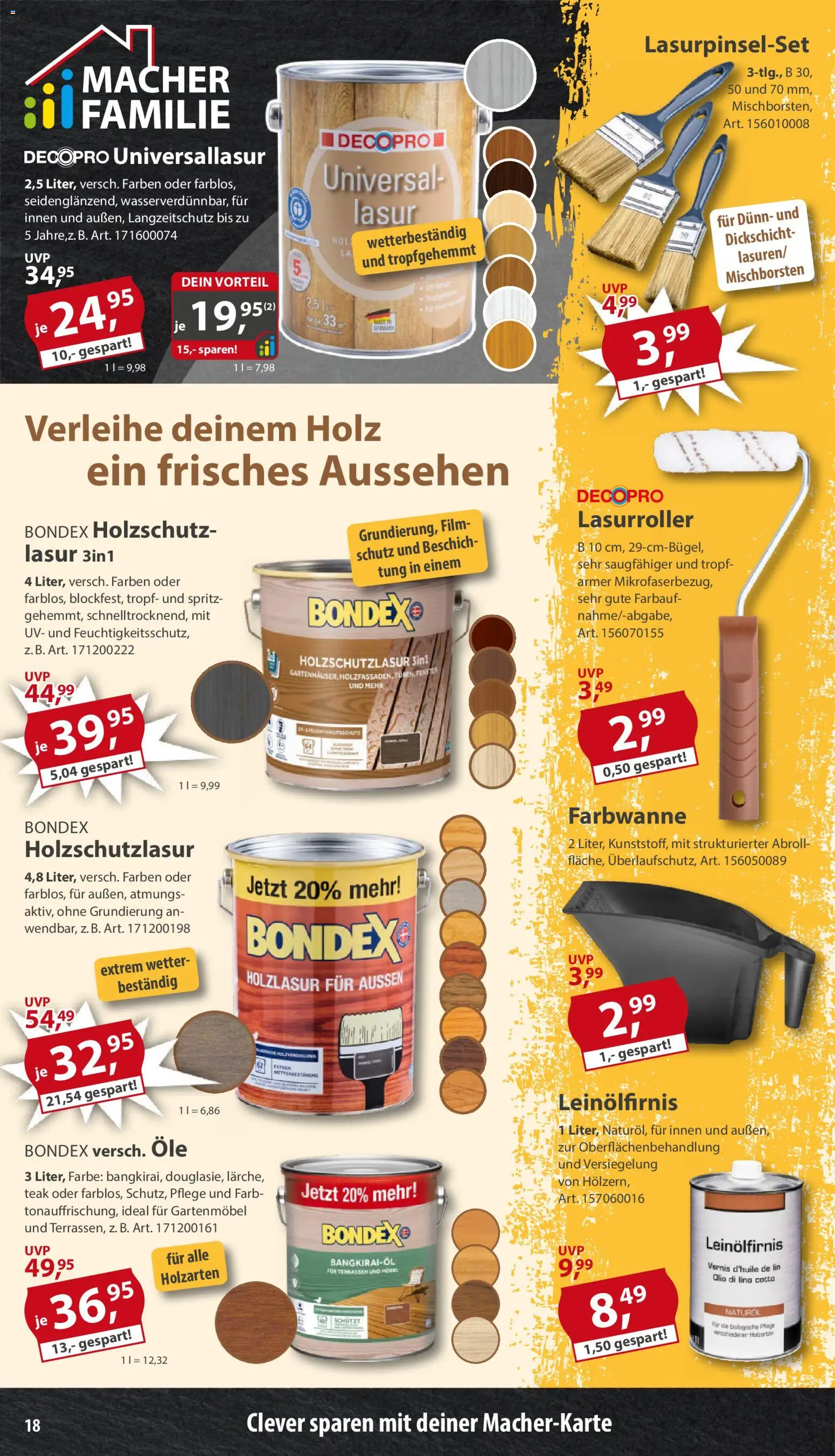 Sonderpreis Baumarkt Prospekt 	 – gültig ab 25.04.2026 | Seite: 18 | Produkte: Gartenmöbel