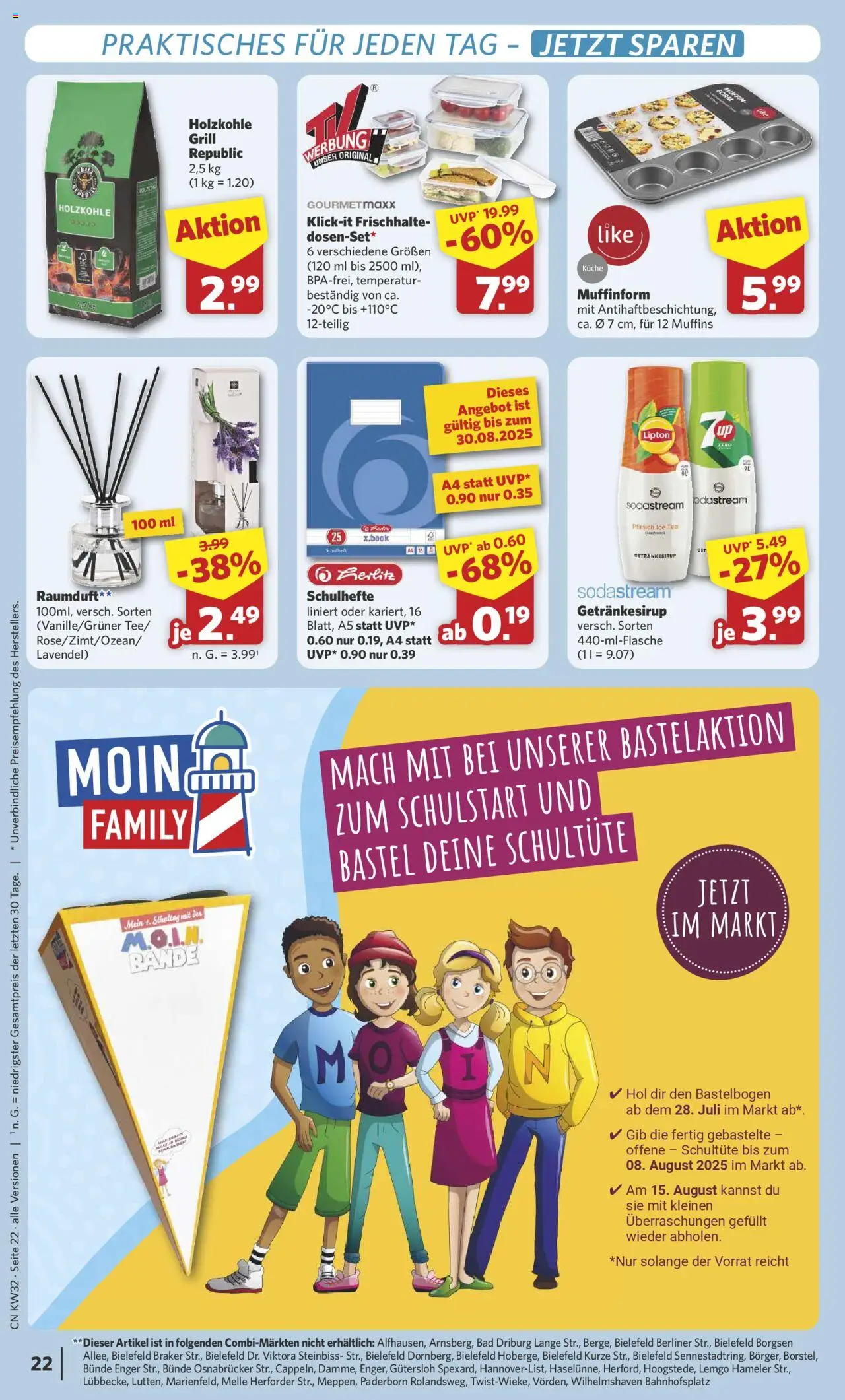 Combi Prospekt 	 - gültig ab dem 03.08.2025 | Seite: 27 | Produkte: Küche, Pfirsich, Lavendel, Sodastream