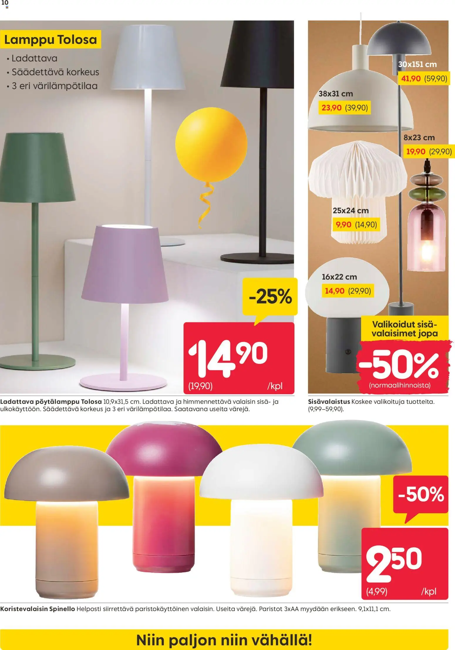 Rusta tarjoukset – voimassa 13.04.2026 alkaen | Sivu: 10 | Tuotteet: Paristot, Lamppu