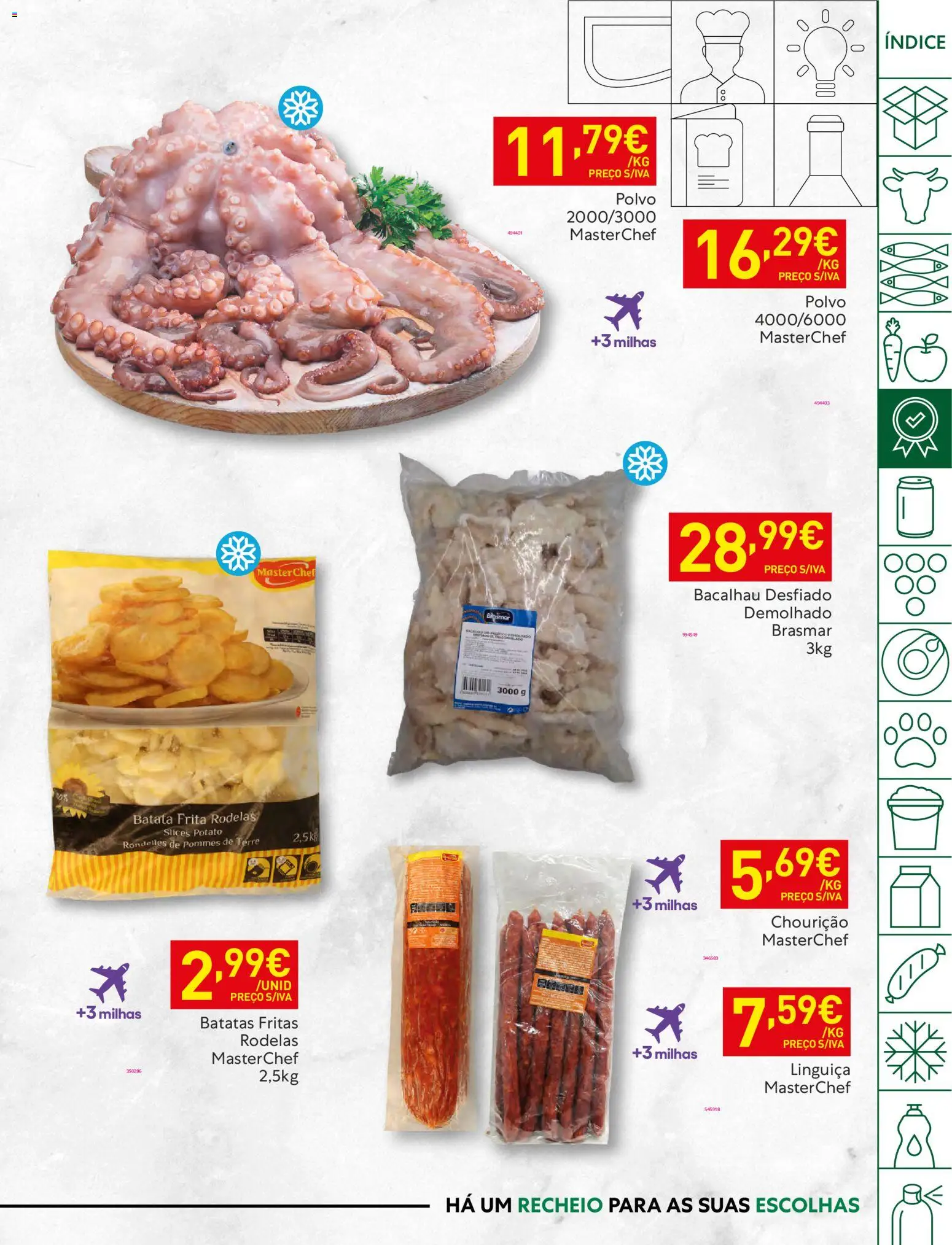 Recheio folheto │ válido de 23.12.2025 | Página: 7 | Produtos: Batata, Bacalhau, Linguiça, Batatas fritas