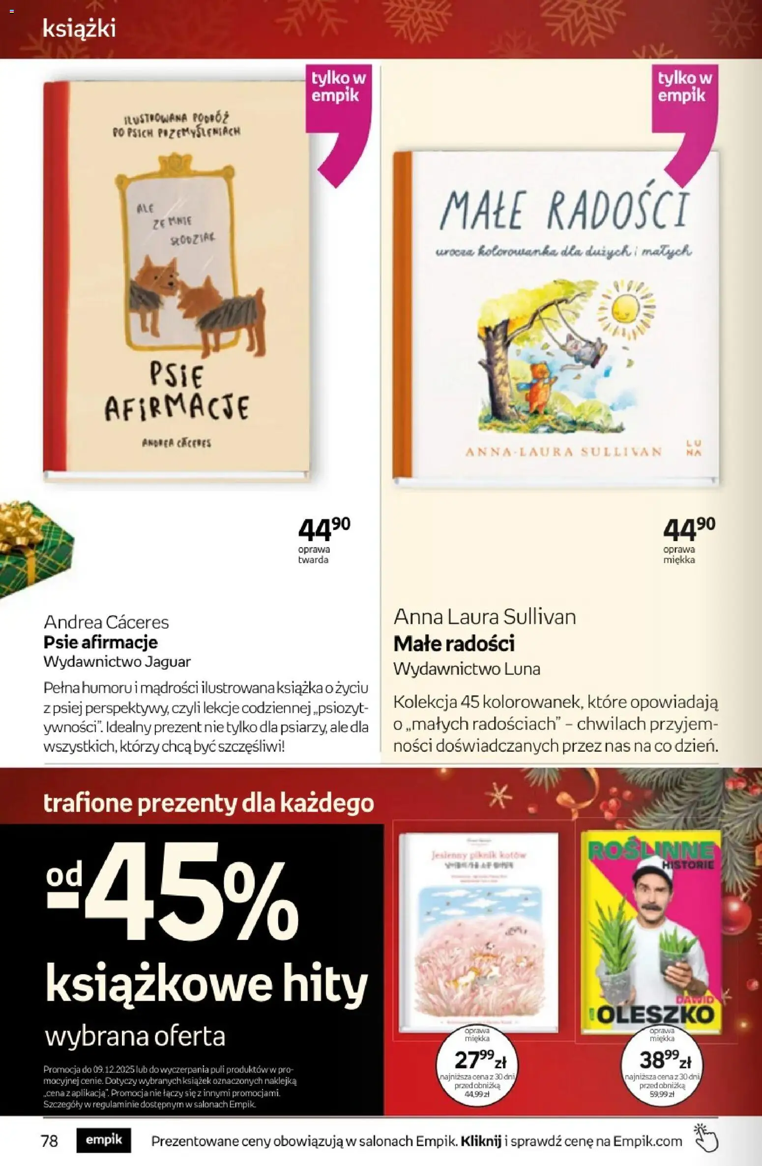 Empik promocje - Tom kultury Książki od 26.11.2025 | Strona: 78 | Produkty: Książki