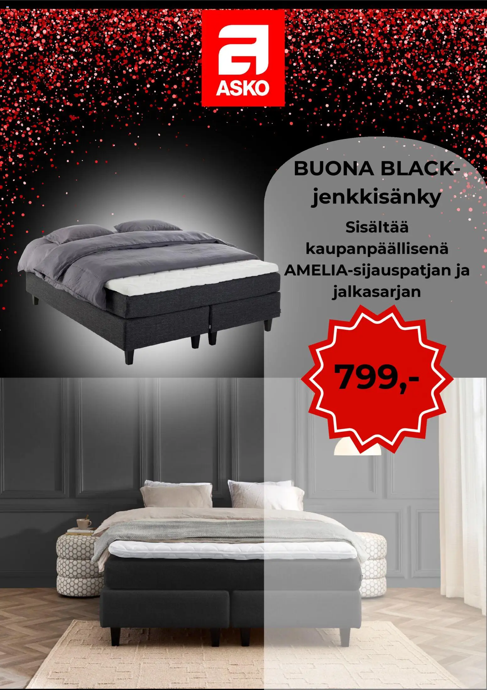 Asko - Black Friday – voimassa 13.11.2025 alkaen | Sivu: 4 | Tuotteet: Jenkkisänky