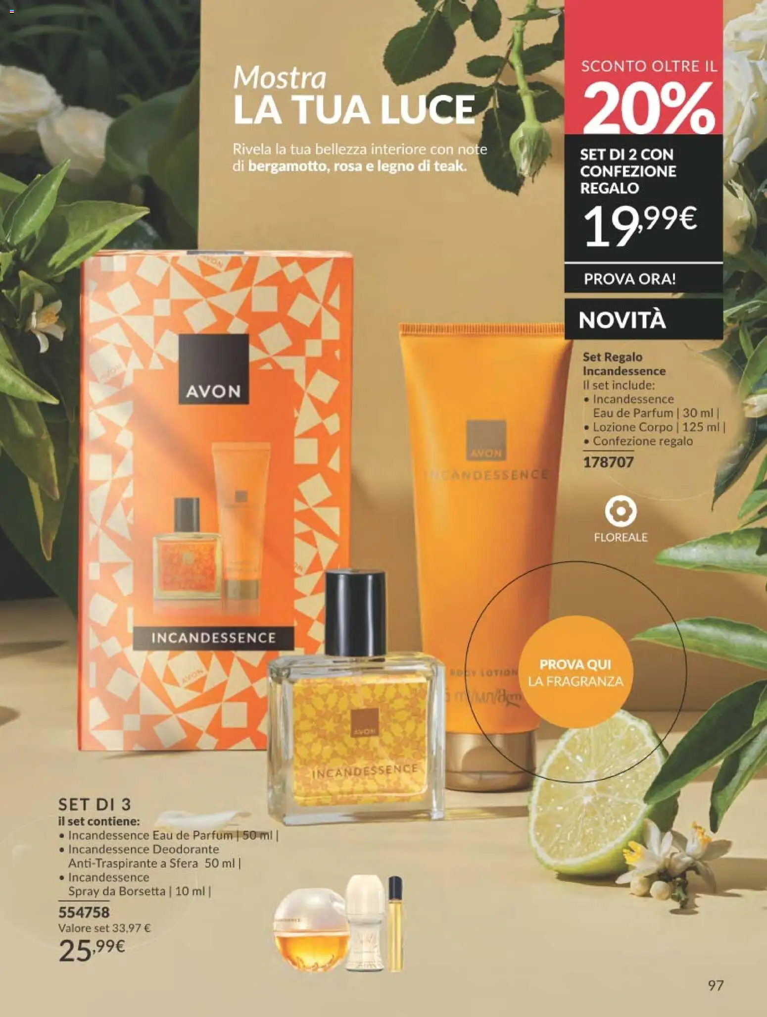 Volantino Avon del 01.03.2026 | Pagina: 97 | Prodotti: Deodorante, Antitraspirante, Borsetta, Fragranza