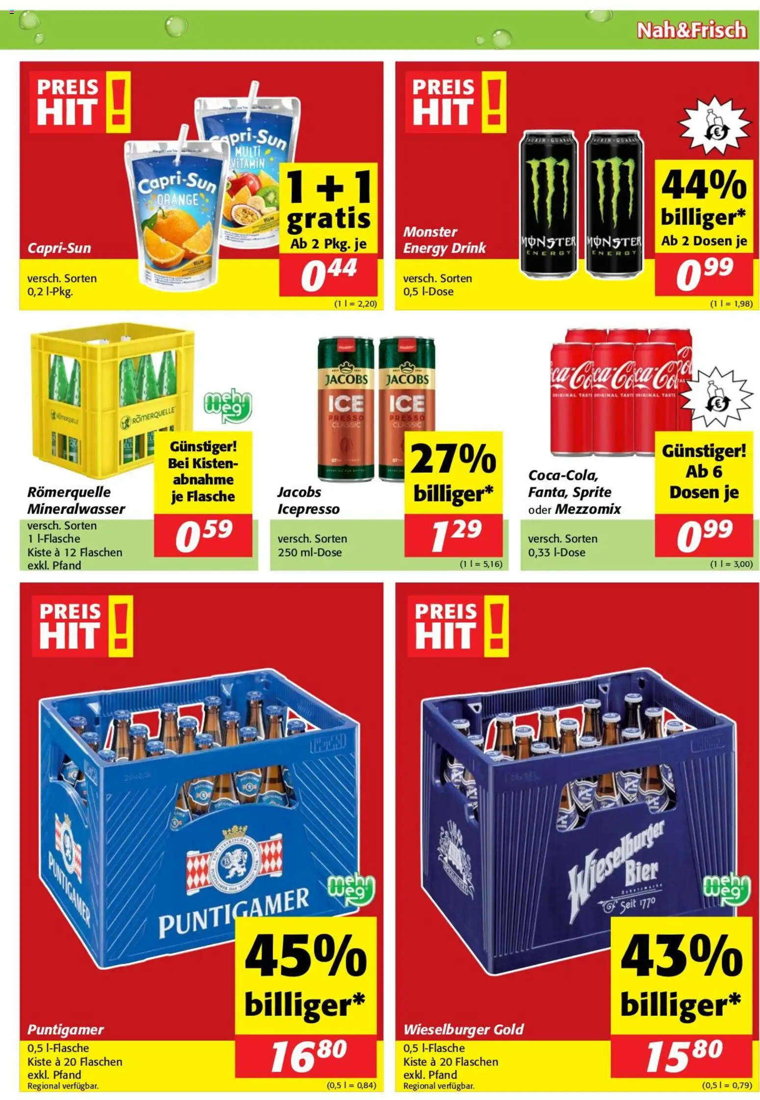 Nah und Frisch Flugblatt gültig ab 11.03.2026 | Seite: 7 | Produkte: Bier