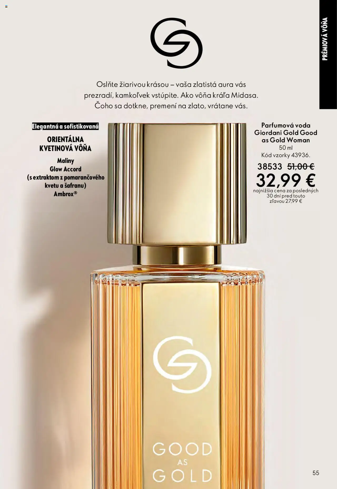 Nové Oriflame akcie – leták je platný od 12.11.2025 | Strana: 55 | Produkty: Voda, Maliny