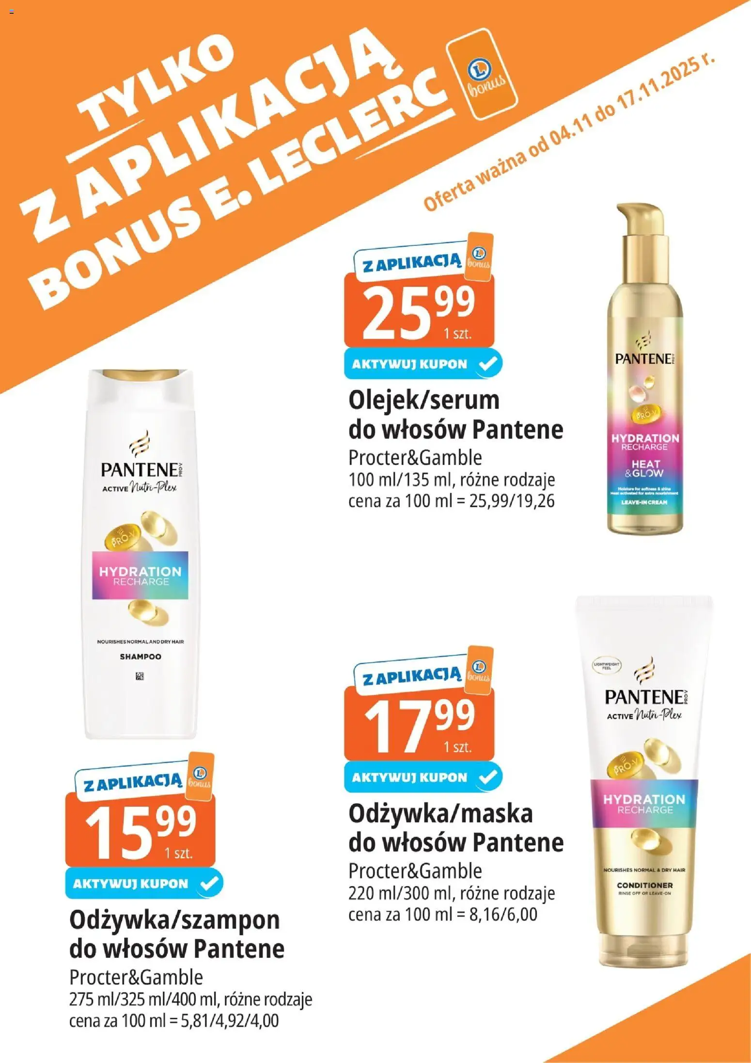 E.Leclerc Gazetka - Elbląg kupony dodatkowe od 04.11.2025 | Strona: 13