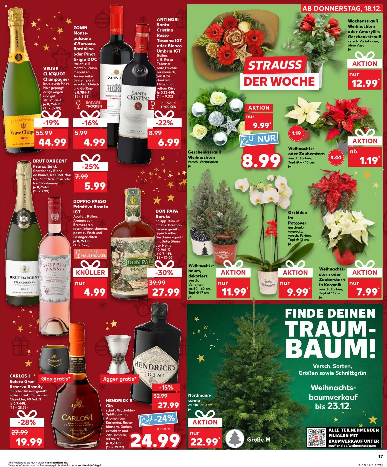 Kaufland prospekt Speyer	 – gültig ab 21.12.2025 | Seite: 17 | Produkte: Käse, Sekt, Doppio Passo, Brut dargent