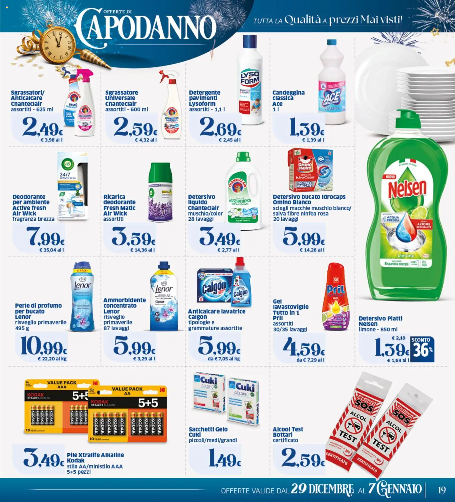 Volantino SIGMA del 29.12.2025 | Pagina: 19 | Prodotti: Deodorante, Anticalcare, Lavastoviglie, Fragranza