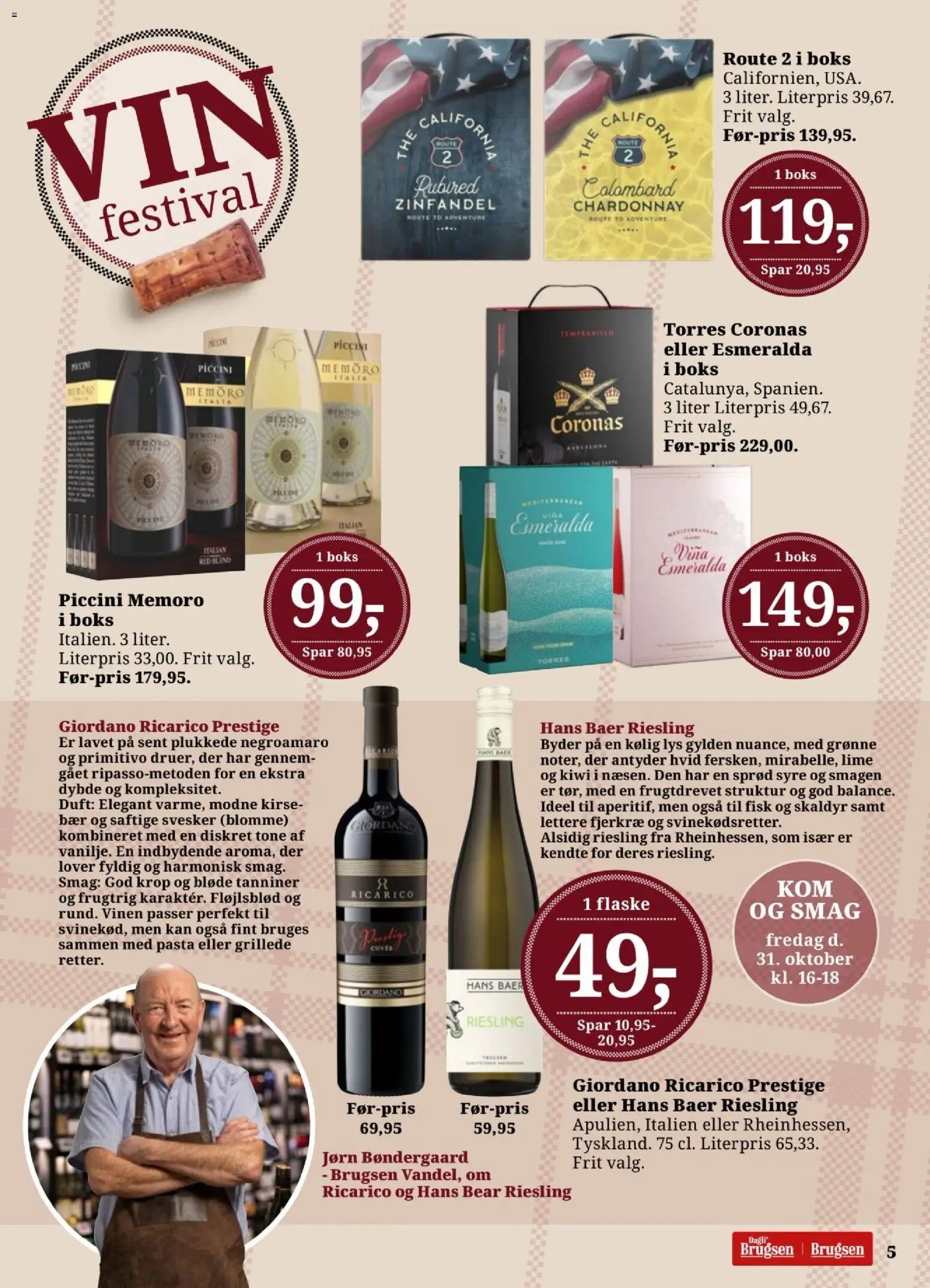 Dagli'Brugsen tilbudsavis – gyldig fra 24.10.2025 | Side: 5 | Produkter: Duft, Fisk, Svesker, Søm