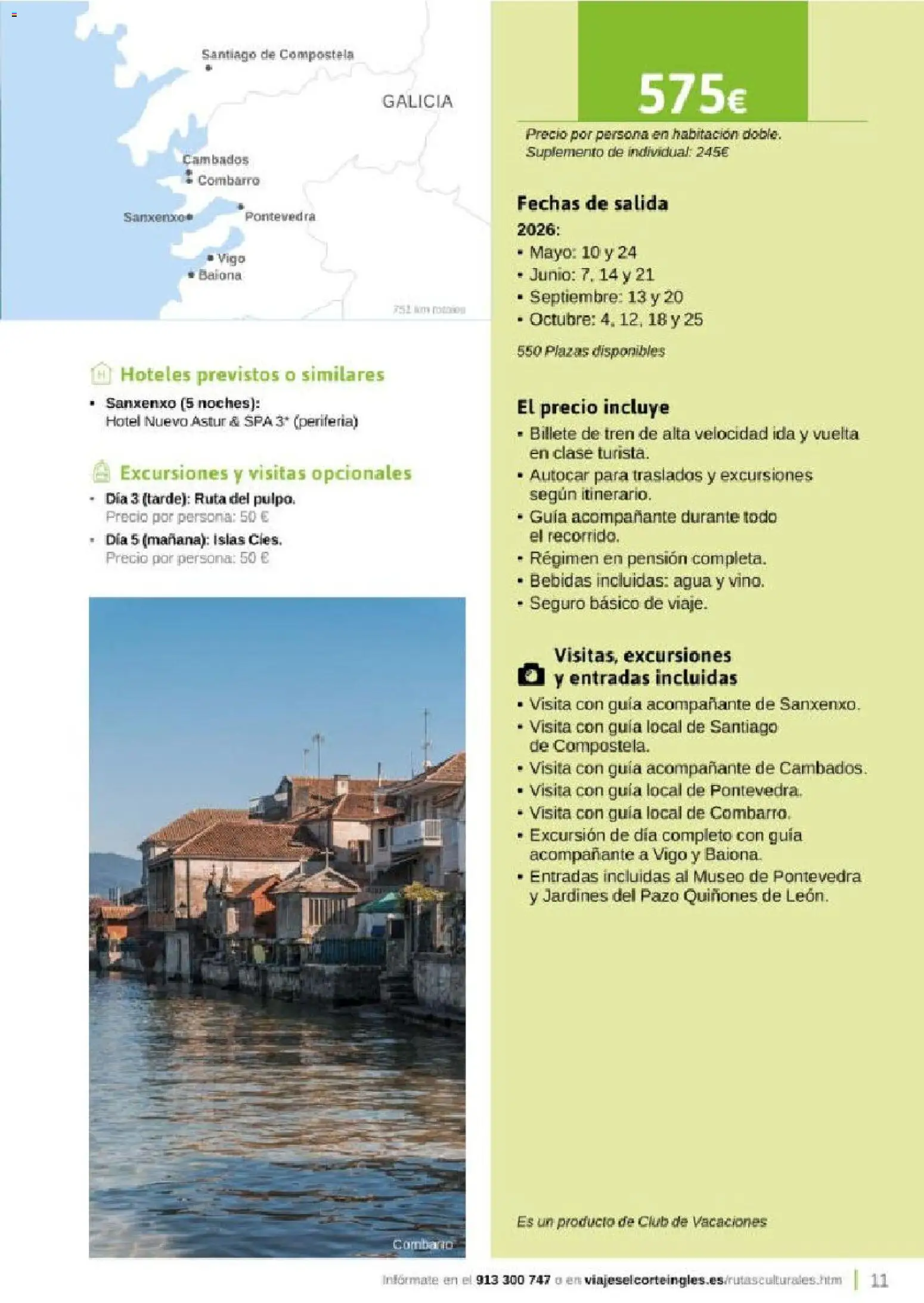 Viajes El Corte Inglés Rutas Culturales de la Comunidad de Madrid │ válido desde el 01.04.2026 | Página: 11