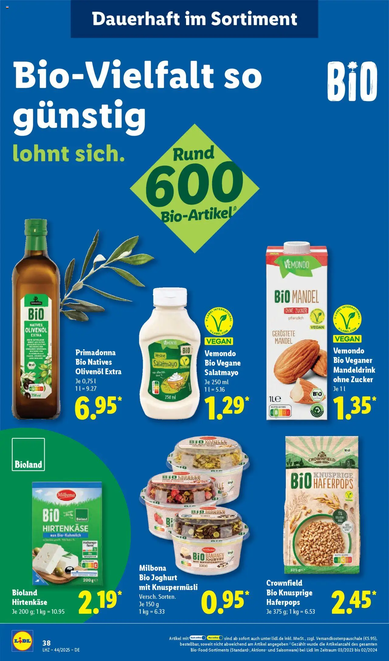 Lidl Prospekt Kornwestheim – gültig ab 27.10.2025 | Seite: 58 | Produkte: Joghurt, Olivenol, Bananen, Zucker