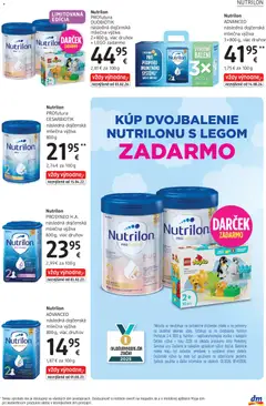 dm drogerie leták platný od 01.03.2026 | Strana: 21 | Produkty: Nutrilon, LEGO